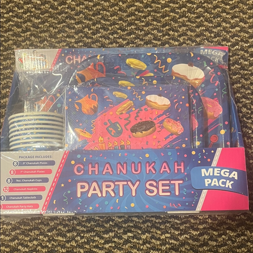 Chanukah Party Set Mega Pack - Blue and Pink